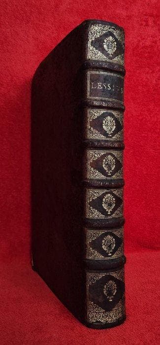 [Folio 36cm. 3kg] L. Lessius - DE IUSTITIA ET IURE [Justice, Antiquités & Art