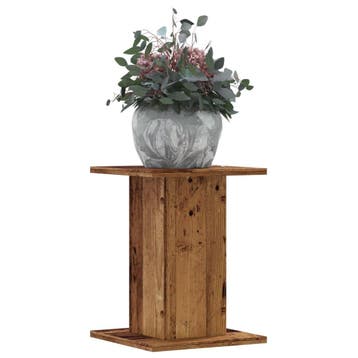 vidaXL Plantenstandaards 2 st 30x30x40 cm bewerkt hout oud, Verzenden
