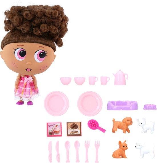 2dekans | Eddy Toys Poppenset - Met Accessoires - 20x11x19cm, Enfants & Bébés, Cadeaux d'accouchement & Assiettes de naissance
