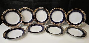 Lomonosov Imperial Porcelain Factory - Bord (9) - Golden