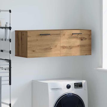 vidaXL Wandkast 100 x 36.5 x 35 cm Bewerkt hout, Verzenden