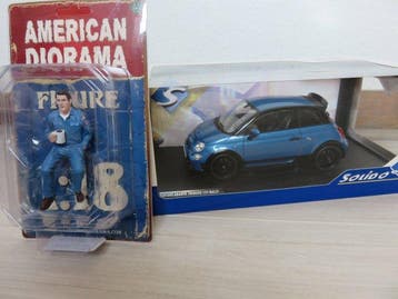 Solido 1:18 - Model sportwagen (2) - Fiat 695 Abarth série, Nieuw