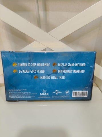 Jurassic Park - - Accessoire de film Billet Mosasaurus, Nieuw