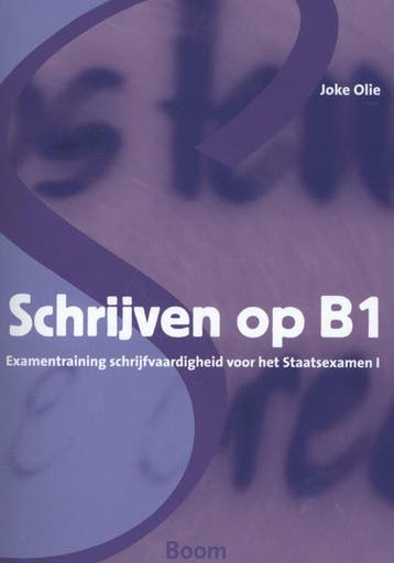 Schrijven op B1 9789089533159 Joke Olie, Verzenden, Joke Olie
