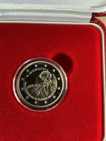 Monaco. 2 Euro 2016 Charles III Proof