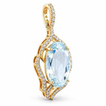 Sans prix de réserve - Pendentif - 14 carats Or jaune -