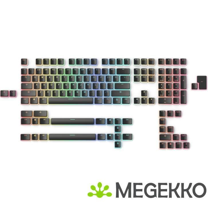 Glorious Aura Keycaps V2 Zwart, Computers en Software, Toetsenborden, Nieuw, Verzenden