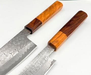 Keukenmes - Japanse mes, op maat handgemaakt koksmes