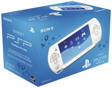 PSP Street E1000 Wit in Doos (Nette Staat), Games en Spelcomputers, Spelcomputers | Sony PSP, Ophalen of Verzenden, Zo goed als nieuw