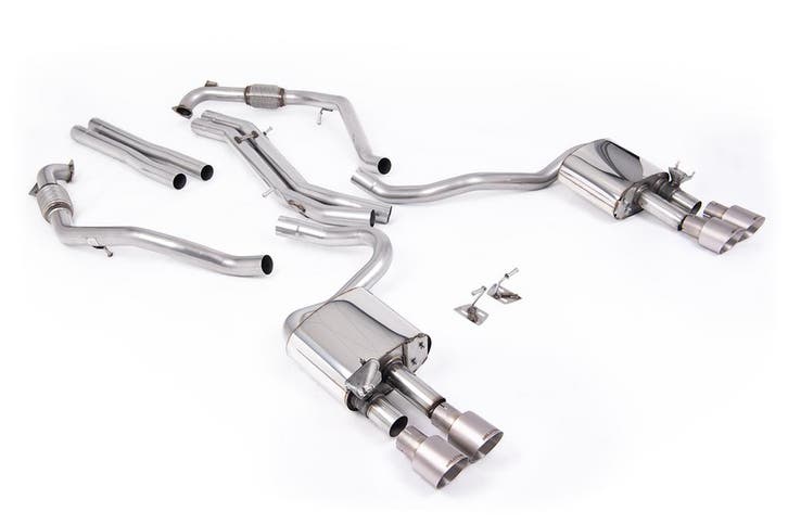 Cat-back uitlaatsysteem | Audi S5 | Milltek Sport Quad 100 m, Autos : Pièces & Accessoires, Systèmes d'échappement, Envoi
