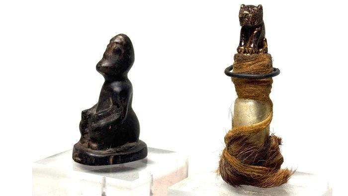 2 amuletten - 1950 - Thailand (Zonder minimumprijs), Antiek en Kunst, Kunst | Niet-Westerse kunst