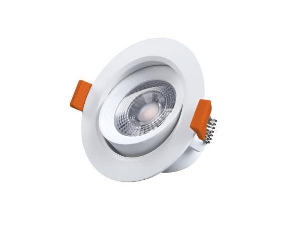 Veiling - 50x 4.9W SMD LED Inbouwspot 6000K mat wit met lens, Auto-onderdelen, Verlichting
