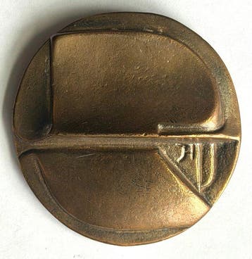 Nederland, Haarlem Medal 1990 The word at a distance, by