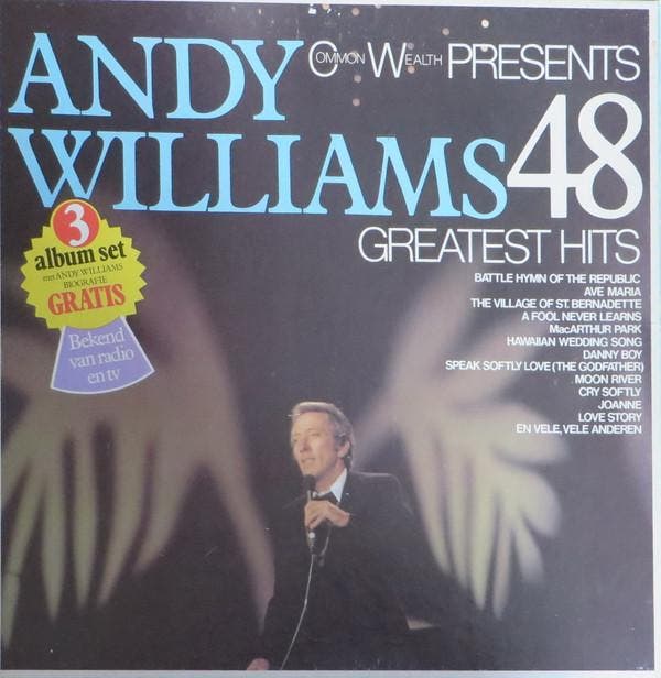 Andy Williams - 48 Greatest Hits, Cd's en Dvd's, Vinyl | Pop, Gebruikt, Verzenden