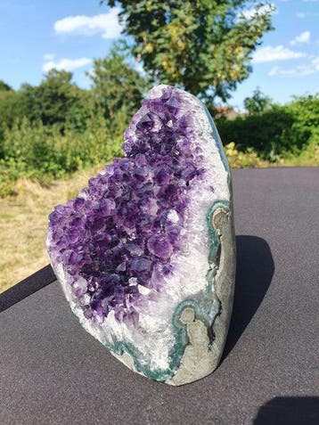 Grote amethist Uruguay-geode, uniek, één geologische pracht, Collections
