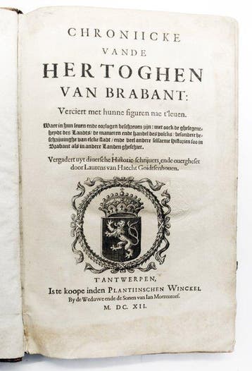Van Haecht/Barlandus - Hertoghen van Brabant - 1612