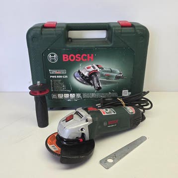 Bosch Haakse slijper PWS 850-125 850W 125 mm Compleet |, Ophalen of Verzenden, Nieuw