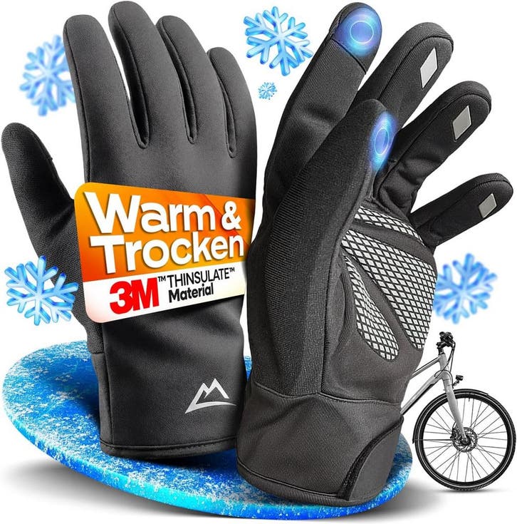 2dekans | Nextcover® Winter fietshandschoenen - ThermoShield, Vélos & Vélomoteurs, Accessoires vélo | Autres Accessoires de vélo