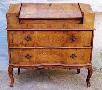 Armoire de bureau - Noyer - Escritoire mobile