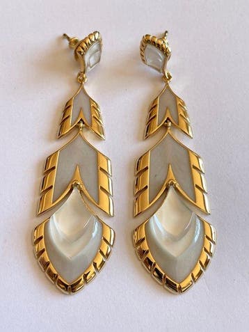 René Lalique - “Paon” (verpakt) - Verguld met goud, Kristal