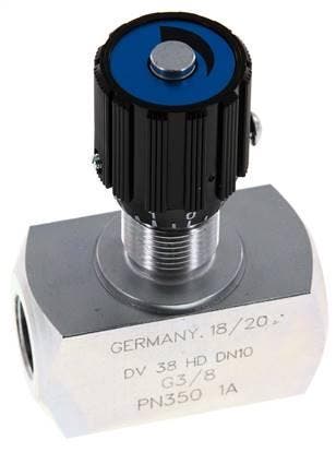 Limiteur de débit hydraulique G3/8 350bar max. 75l/min, Verzenden