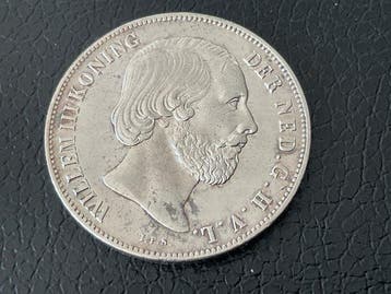 Nederland. Willem III. 1 Gulden 1858 (Zonder minimumprijs), Postzegels en Munten, Munten | Nederland