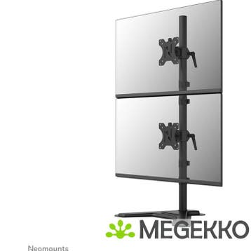 Neomounts DS45-600BL2V Monitorstandaard voor twee schermen, Verzenden, Nieuw