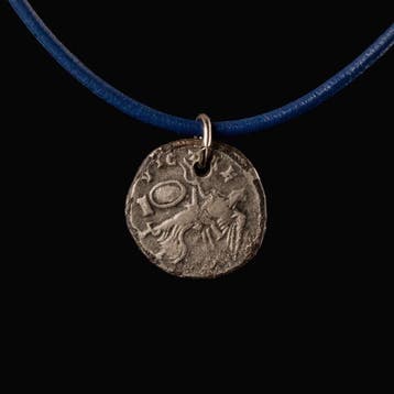 Oud-Romeins Zilver Septimius Severus amulethanger -, Antiek en Kunst