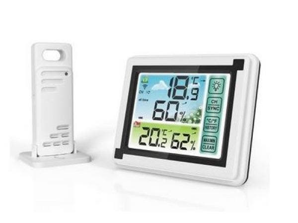 Veiling - DRAADLOOS WEERSTATION HYGROMETER THERMOMETER, Audio, Tv en Foto, Weerstations en Barometers, Nieuw