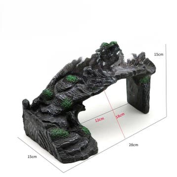 Loopbrug 15cm / Aquariumdecoratie  As-146 (Hardscaping), Verzenden, Nieuw, Gevuld zeewateraquarium