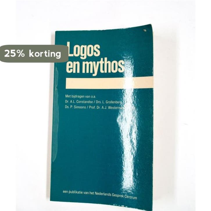 Logos en mythos / Publikatie / Nederlands Gesprek Centrum /, Boeken, Overige Boeken, Gelezen, Verzenden