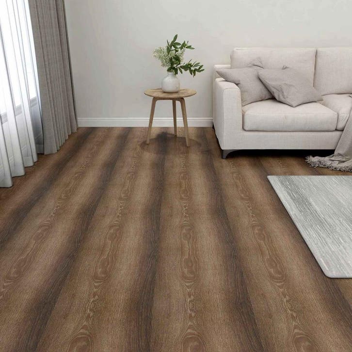 vidaXL Vloerplanken Oud hout 5,11 m² 55 st PVC, Doe-het-zelf en Bouw, Vloerdelen en Plavuizen, Nieuw, Verzenden