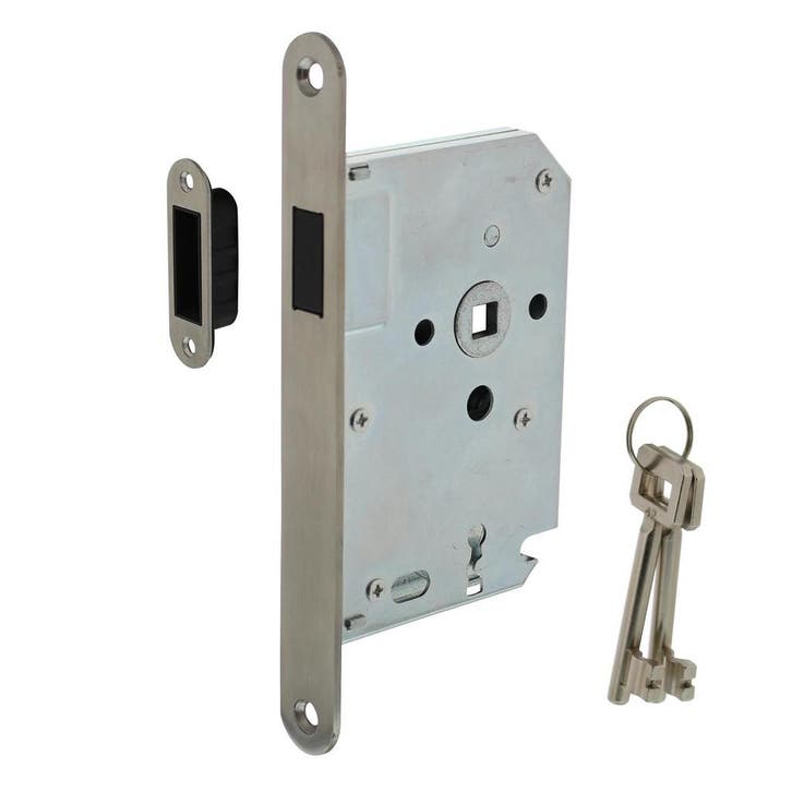 Woningbouw magneet klavier dag- en nachtslot geborsteld R..., Doe-het-zelf en Bouw, Hang- en Sluitwerk, Slot, Nieuw, Ophalen of Verzenden