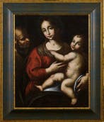 Scuola toscana (XVII) - Sacra Famiglia - NO RESERVE, Antiek en Kunst