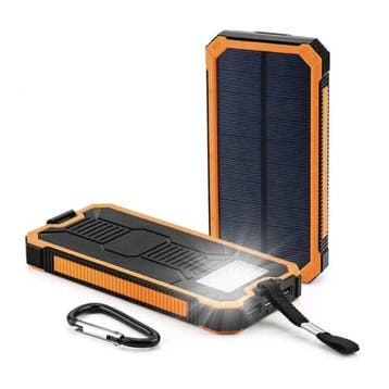80.000mAh Solar Powerbank met 2 USB Poorten - Ingebouwde, Verzenden