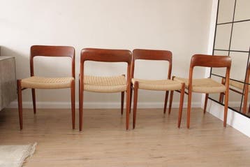 J.L. Møllers Møbelfabrik - Niels Otto Møller - Eetkamerstoel