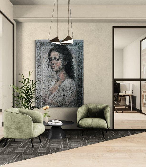 Jacqueline Klein Breteler - “Waiting to be touched, Antiek en Kunst, Kunst | Schilderijen | Modern