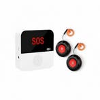 SOS Knoppen (2x) voor Ouderen (Inclusief Extern Display), Doe-het-zelf en Bouw, Alarmsystemen, Verzenden, Nieuw