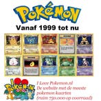 Pokemon Kaarten Vanaf 1999 tot de nieuwste series - zeldzame, Losse kaart