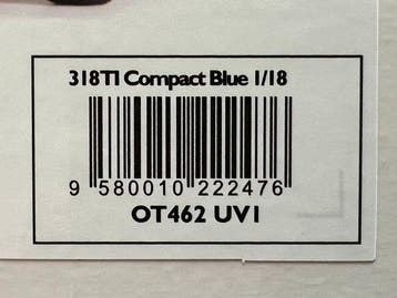 OTTO 1:18 - Modelauto - BMW 318ti Compact E46