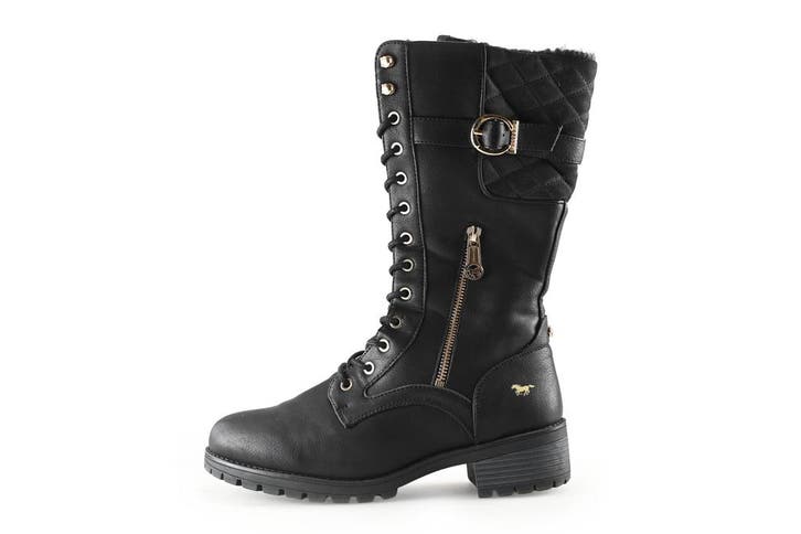 Mustang Snowboots in maat 42 Zwart, Kleding | Dames, Schoenen, Zwart, Zo goed als nieuw, Snowboots, Verzenden