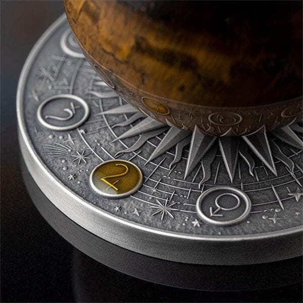 Ghana. 10 Cedis 2025 Jupiter - Solar System 2 oz Antique, Timbres & Monnaies, Monnaies | Europe | Monnaies non-euro