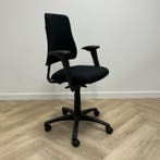 refurbished Axia BMA ergonomische bureustoel, zwart, Bureaustoel