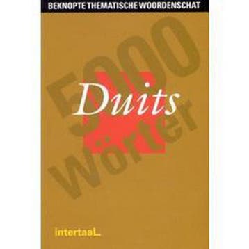 Beknopte thematische woordenschat Duits 9789054514565, Verzenden, Zo goed als nieuw, G. Forst