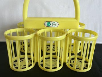 CURVER Made in Holland - Mand - Intens Geel kleurig Plastic