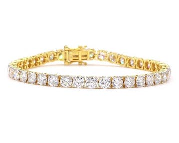 Zonder minimumprijs - Armband - 14 karaat Geel goud -, Handtassen en Accessoires, Armbanden, Nieuw