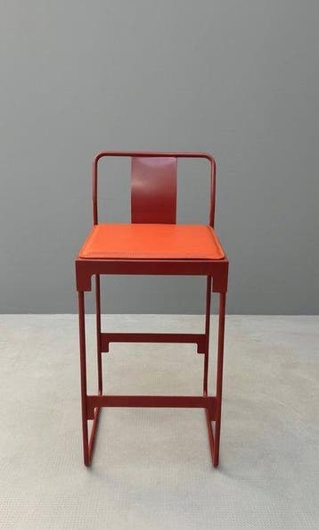 Driade - Konstantin Grcic - Kruk - Mingx - Staal, leer -