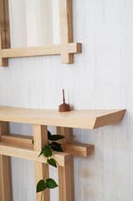 Jean Baptiste van den Heede - Wandtafel (2) - Eik, Hout