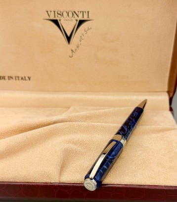 Visconti - Opera Blue Marbled - Balpen, Nieuw