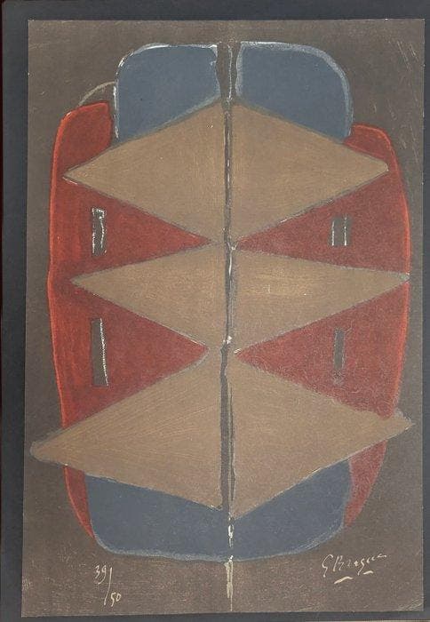 Georges Braque (1882-1963) - La liberté des mers, Antiquités & Art, Antiquités | Autres Antiquités